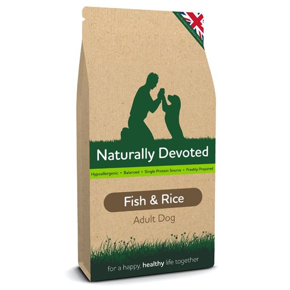 Naturally Devoted Hypoallergenic Balanced Dog Food – Fish
