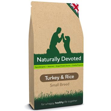 Naturally Devoted Hypoallergenic Balanced Small Breed Food – Turkey