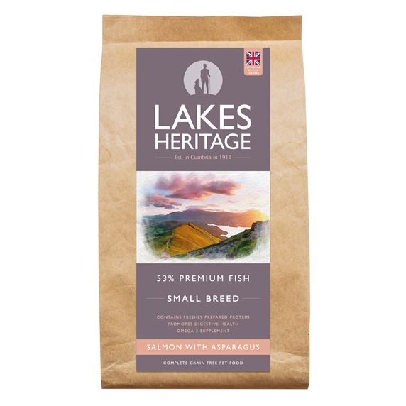 Lakes Heritage Grain Free Small Breed Dog Food – Salmon with Asparagus