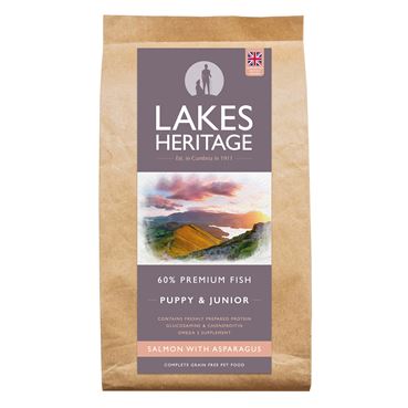 Lakes Heritage Grain Free Puppy Food - Salmon with Asparagus