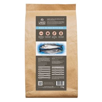 Lakes Pioneer Senior Sensitive Dog Food - Fish with Rice