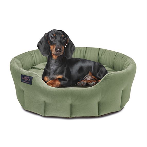 Lakes Heritage Nest Dog Bed - Green
