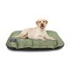 Lakes Heritage Cushioned Dog Bed - Green